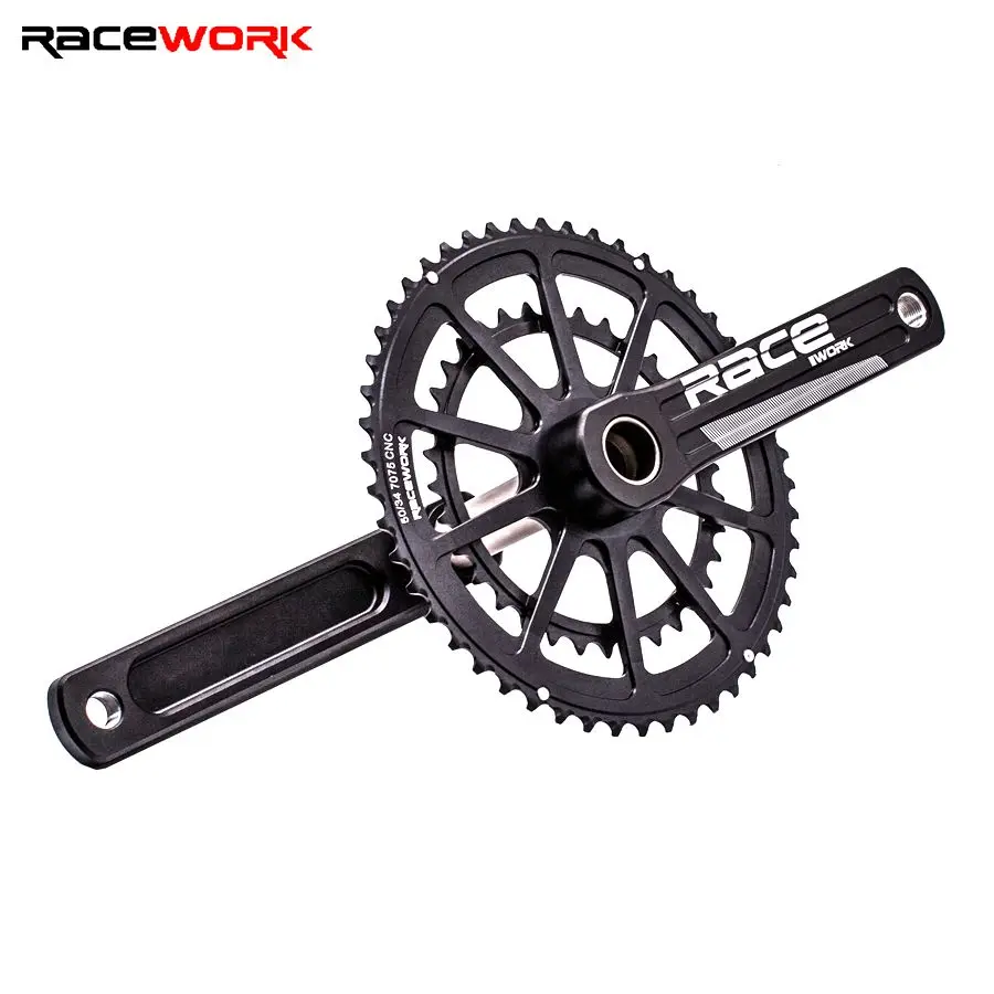 RACEWORK-Road Chainwheel and Crank Set, Direct Mount, BSA, BB86, 50, 34T, 53, 39T, 170mm, 172mm, 175mm