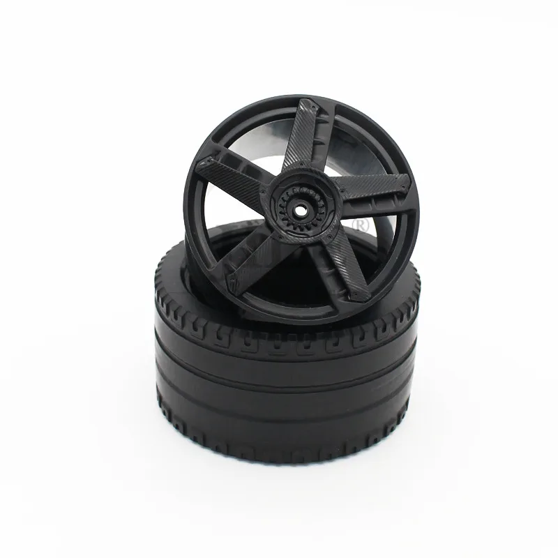 High-Tech Wheel 62.3x42mm Racing Large with Tire 81.6x44 ZR Tread 37383 68577 23799 MOC 39933 Car Technology Building Blocks