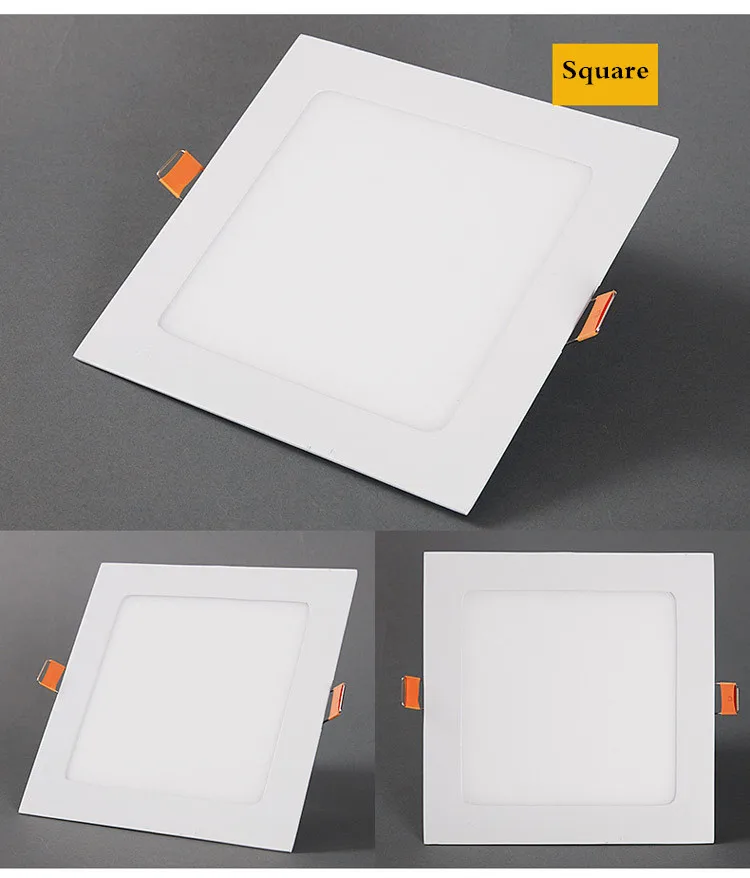1pcs LED Panel Light 3W 6W 9W 12W 15W 18W 25W Recessed Ceiling LED Downlight Indoor Spot Light AC110V 220V Driver Incl