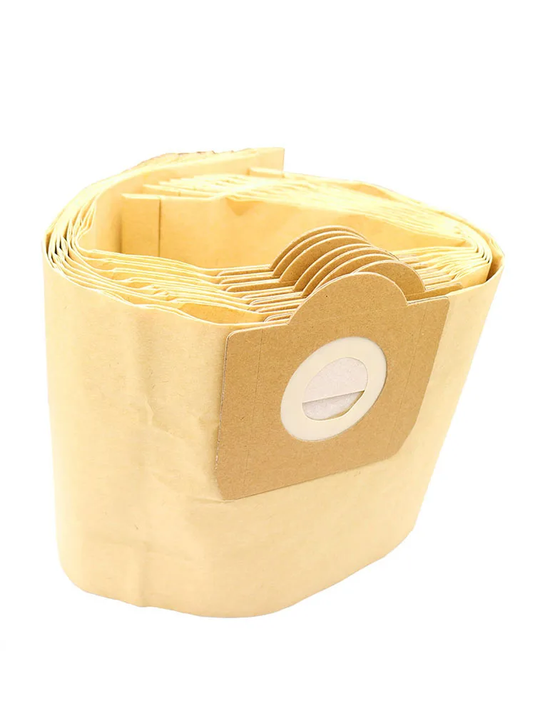 Sacs filtrants anti-poussière pour aspirateur Karcher, MV3, WD3, WD3200, WD3300, A2204, A2656, Rowenta RB88, RU100, RU101, 10 pièces