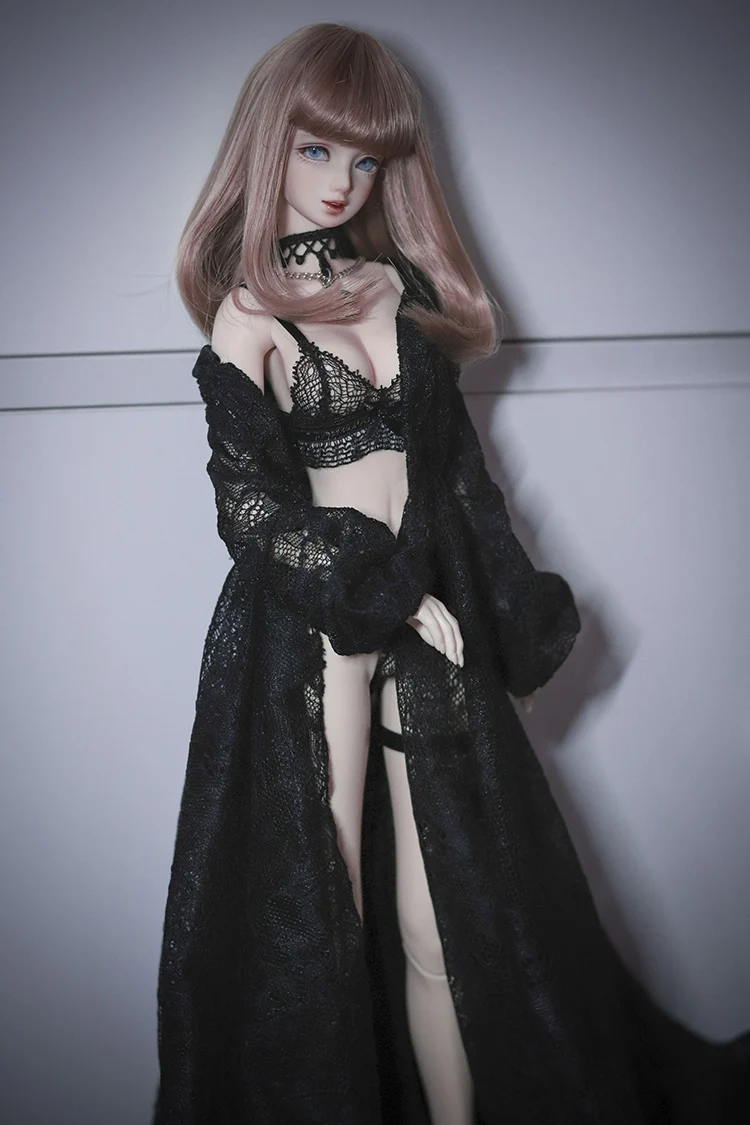 1/6 1/4 1/3 scale BJD clothes Black Nightdress underwear Princess dress for BJD/SD YOSD MSD SD13 big girl doll accessories C0654