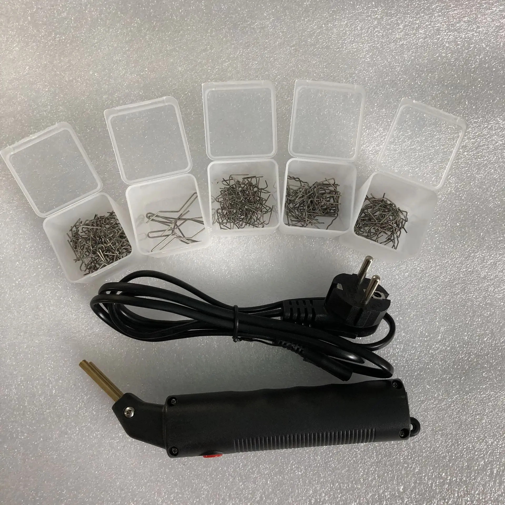 Amortecedor do carro máquina de reparo quente grampeador plástico sistema de reparo de soldagem arma para carros carenagem do corpo automático ferramenta plástico soldador grampo