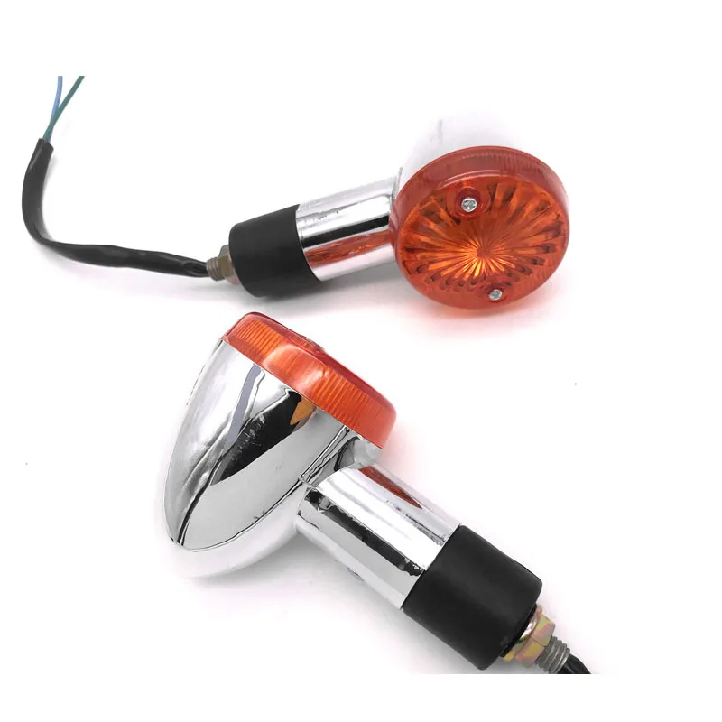 2x Bullet Turn Signals Lights For Suzuki Intruder Volusia Boulevard C50 C90 M90 / Honda VT Shadow Ace Classic 500 700 750 1100