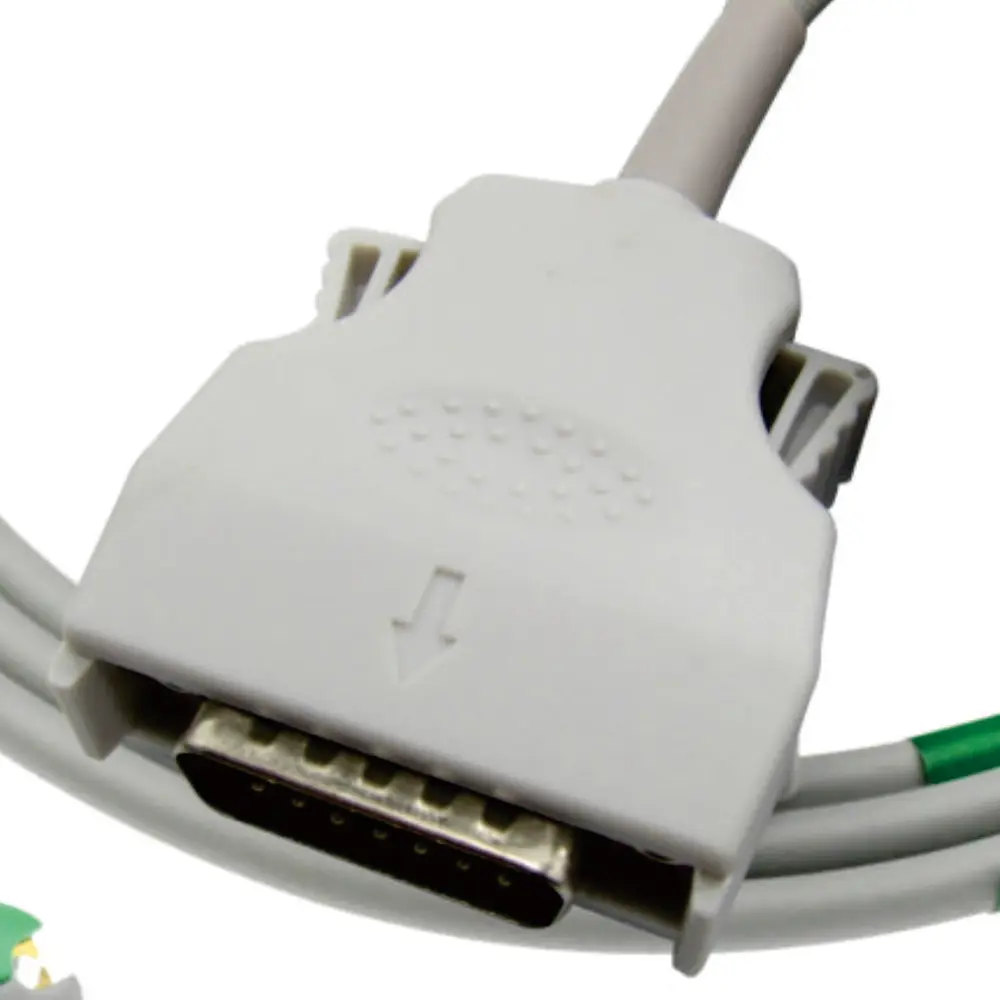 EK-14C Beliebtes EKG-Kabel mit 10 Anschlussdrähten für Shanghai Kohden für Patientenmonitor im C-Stil – Detail 5