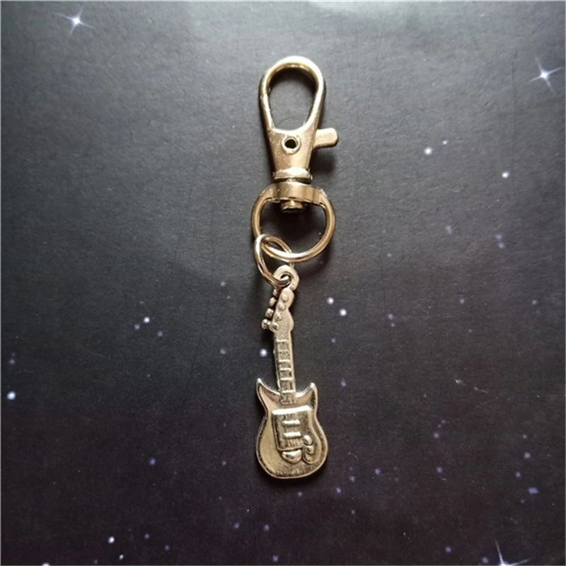 Guitar Keychain/ Guitar Jewellery / Guitar Gift / Music Key Ring / Music Jewellery / Music Lover Gift Guitar key chain