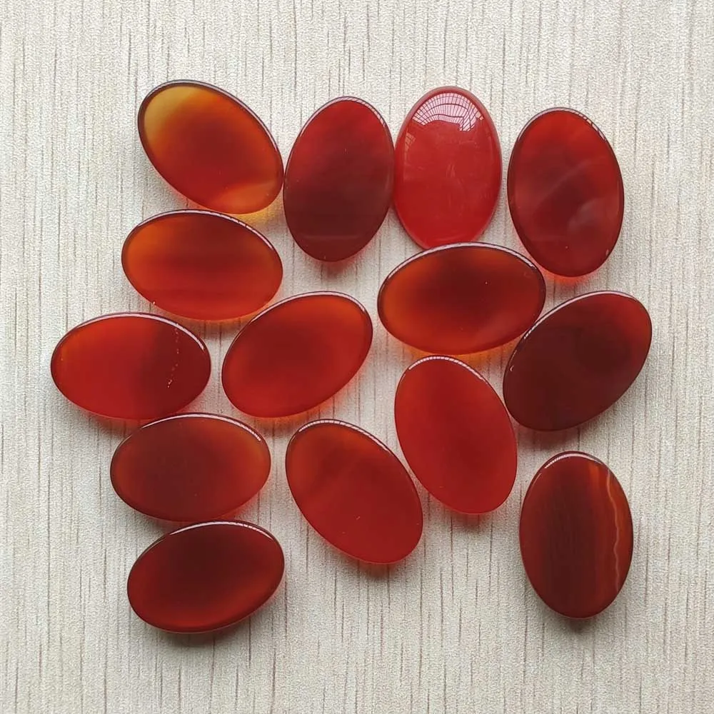 Fashion high quality natural red onyx oval  CABOCHON stones beads 20x30mm for jewelry making 10pcs/lot Wholesale Free shipping