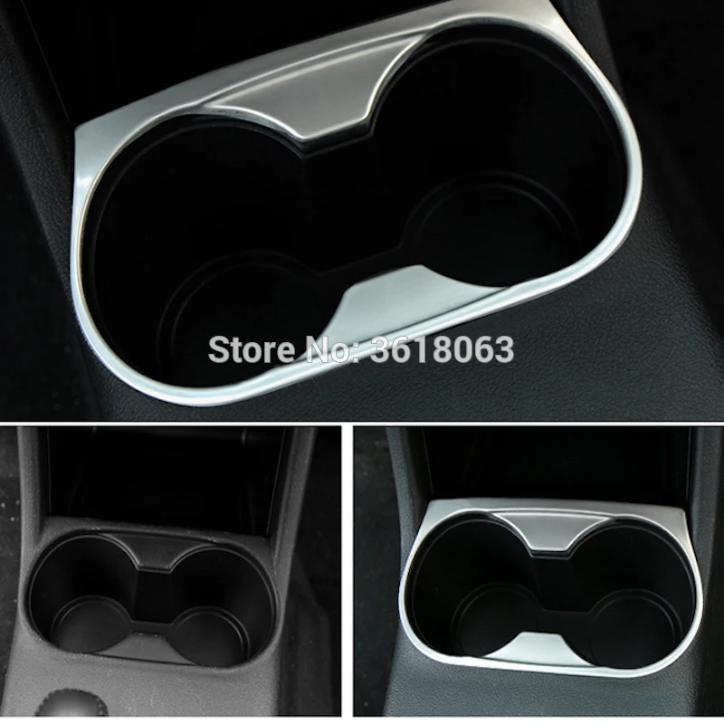 

Water Cup Box Cover Interior Central Gear Shift Trims For Mitsubishi Outlander 2015 2016 2017 2018 2019 Chrome Car Accessories