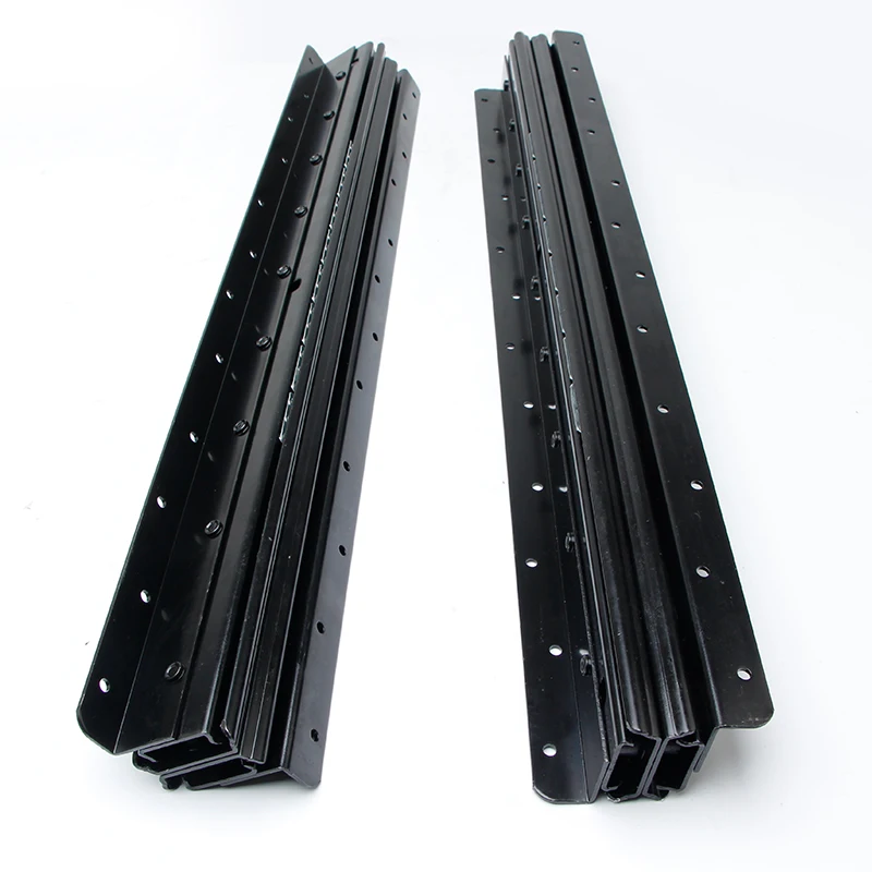 2PCS Drawer Runners Sliding Track Stairwell Storage Cabinet Push and Pull Sliding Track Furniture Hardware