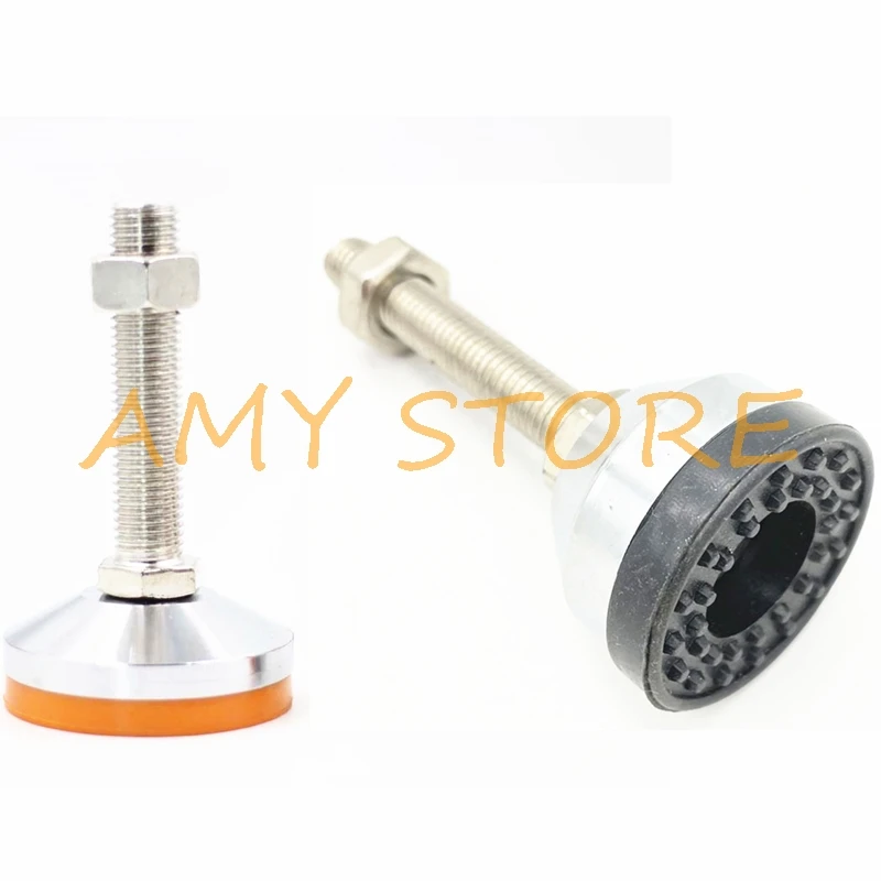 

2pcs Furniture Sofa Machine Equipment Support Leg Feet Non-skid Pad M8/M10/M12/M14/16/18/20/30 Adjustable Furniture Leveling Leg