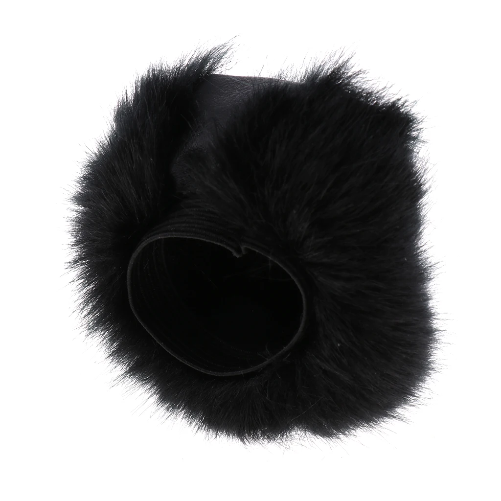 Furry Outdoor Microphone Windscreen Mic Wind Cover For Sony HDR-MV1 Recorder