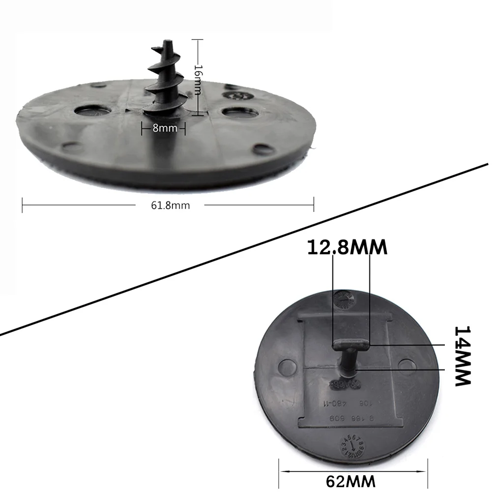 2Pcs/Set For BMW Clip Car Mat Clips / Fixings / Auto Fasteners Floor Twist Trun Lock T Shape Carpet Holder Sticker For BMW MINI