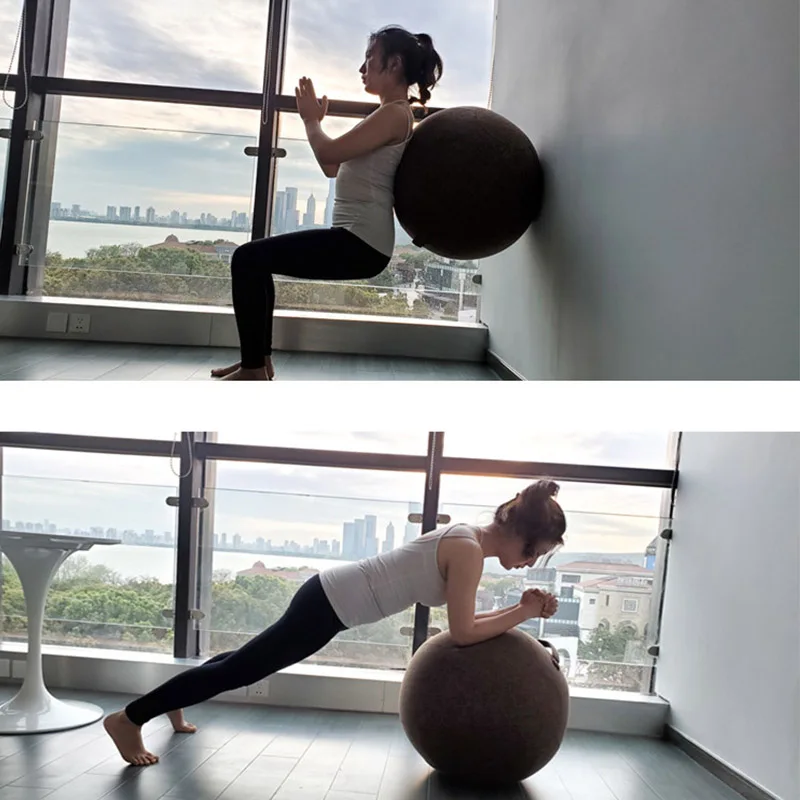 Premium Yoga Ball Protective Cover Gym Workout Balance Ball Cover for Yoga Exercise Fitness Accessories 55/65/75/85cm