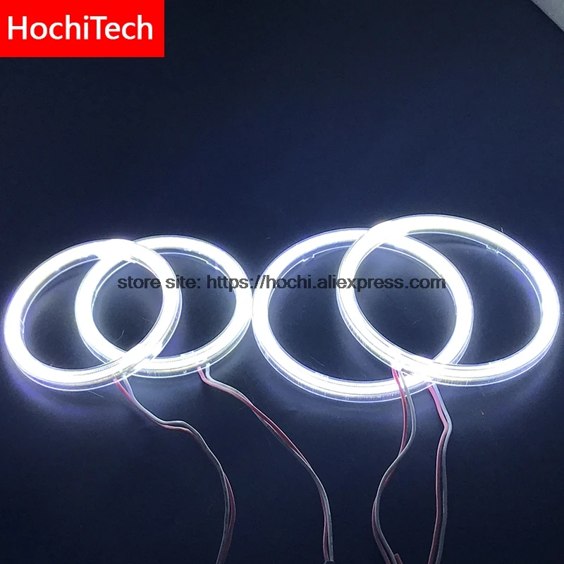 For Hyundai Terracan 2001-2007 COB Led day Light White  Cob Led Angel Eyes Ring Error Free Ultra bright