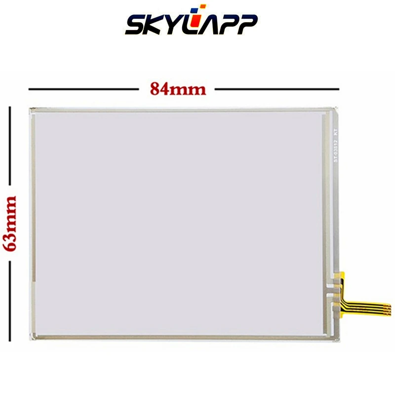 

New 3.5''inch 4 wire TouchScreen 84mm*63mm Industrial Resistance Handwritten Touch Panel Screen Glass Digitizer Repair Free Post