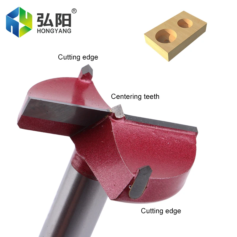 1pcs 32mm-75mm Point Woodworking Tools, Hole Saw, Hinge Boring Drill, Round Handle, Particleboard, MDF, Self-Centering Hole Saw