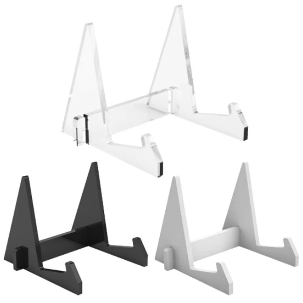 Rak Buku Akrilik Rak Buku Tablet Tampilan Berdiri Akrilik Bingkai Foto Brosur Karya Seni Pemegang Organizer Penyimpanan Rumah