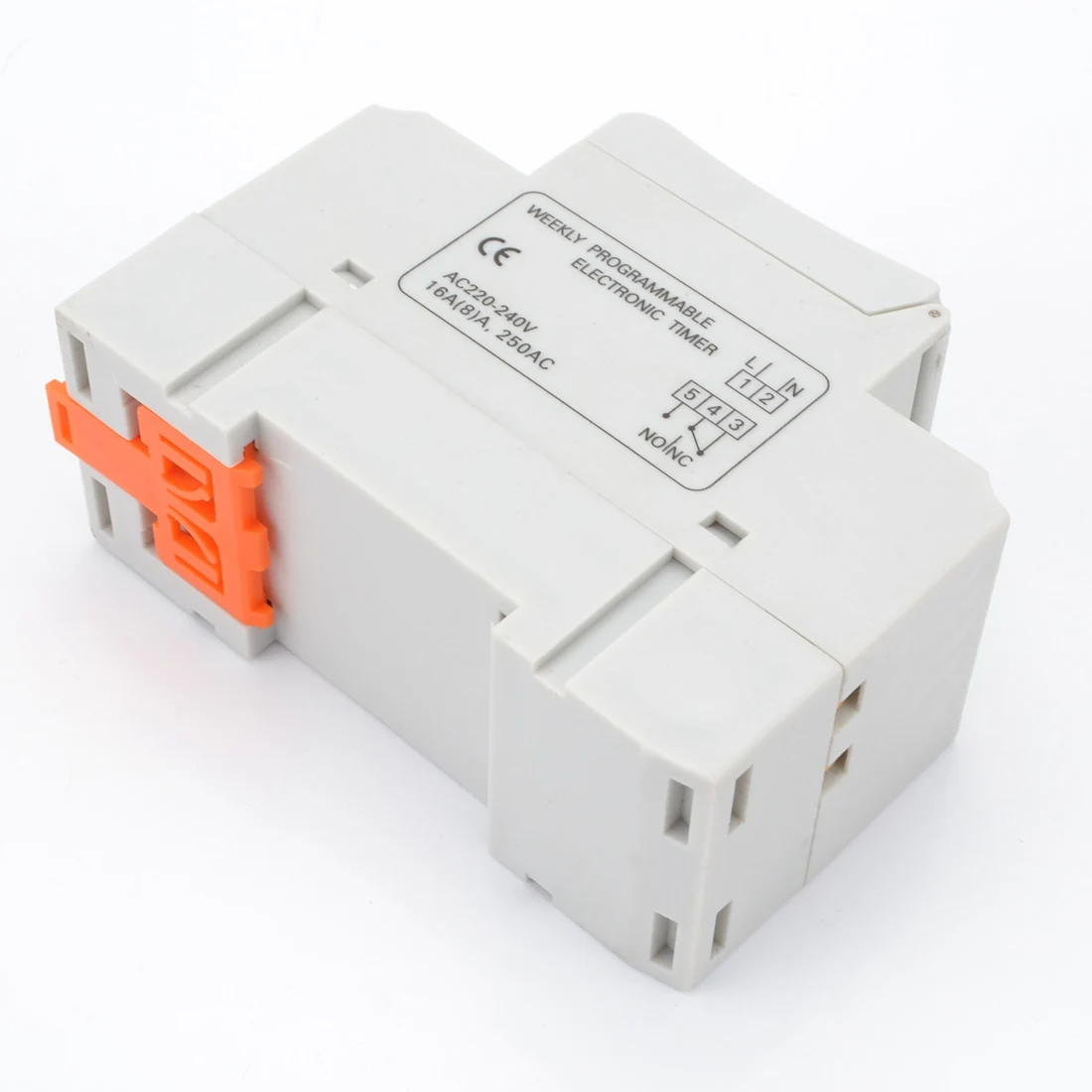 Electronic Weekly 7 Days Programmable Digital Industrial Time Switch Relay Timer Control AC 220V 16A Din Rail Mount