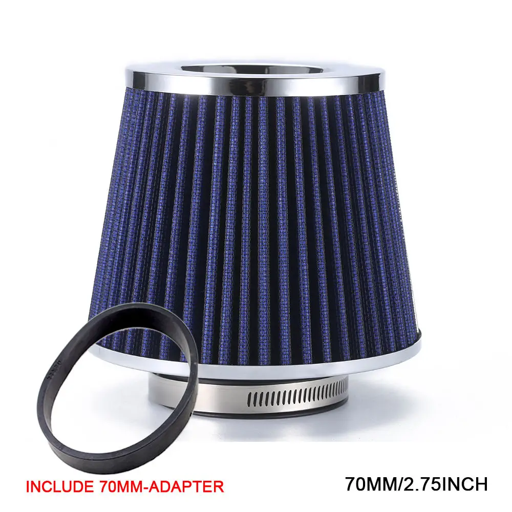 R-EP Car Air Filter 2.5/2.75/3inch for Universal Cold Air Intake High Flow 65mm 70mm 76mm Performance Breather Filters