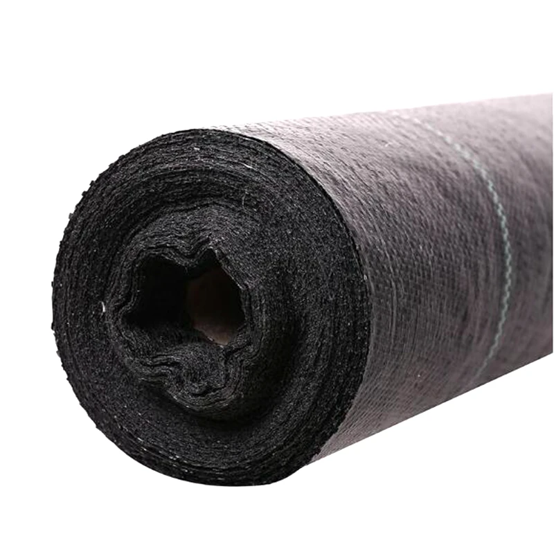 1m Agricultural Anti Grass Cloth Black Plastic Mulch Film Thickness Garden Weeding Control Fabric Degradable Weeding Cloth