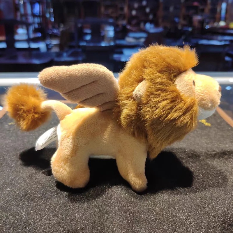 Muñeco de peluche de León con alas para niños y niñas, juguete Kawaii de Ángel volador, León, bolsa de regalo, decoración colgante, novedad de 2020