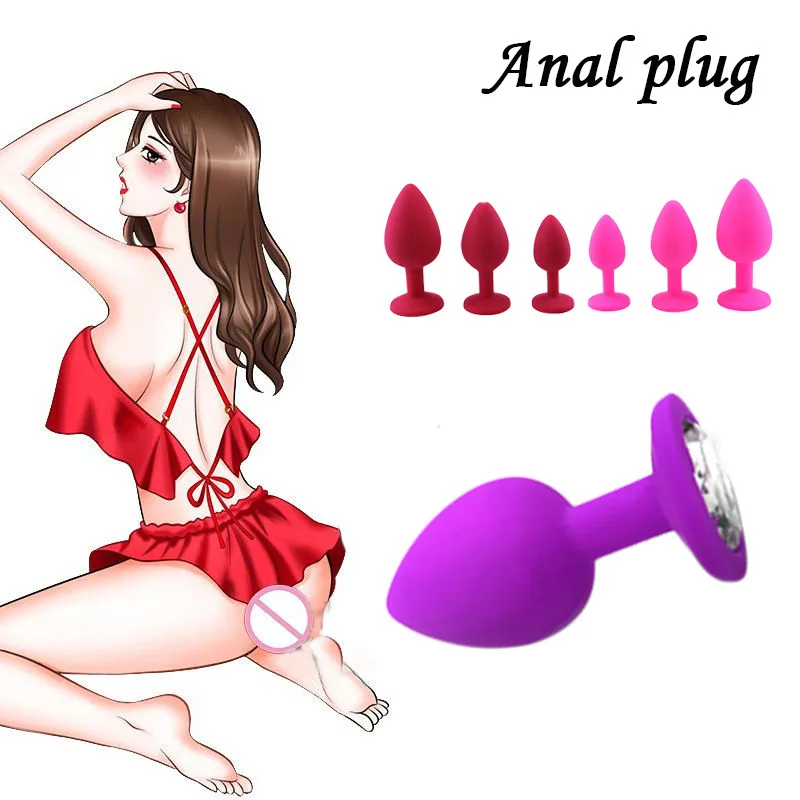 Butt Anal Plug Sex Toys for Women Men Soft Silicone Unisex Intimate Goods Gay Product Anal Trainer Erotic Accessories for Adults