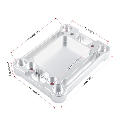 Imagen 2 del producto Para K Swap se adapta a Honda Civic Integra K20 K24 Motor caja de cambios adaptador de placa Base de palanca de cambios