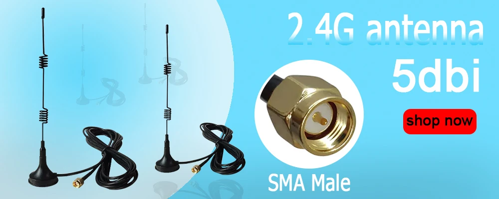 GWS 5 Stück 3G 4G LTE Antenne Gain10dBi 698~960MHz 1710~2690 SMA Stecker schwarz für 4G Router Externer Repeater Drahtloses Modem Antenne – Detail 1