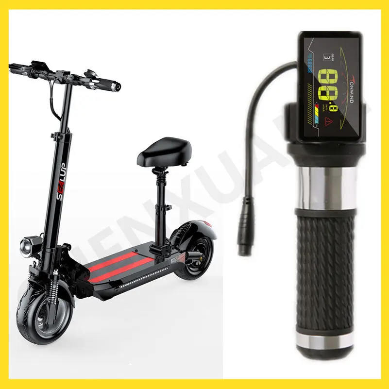 Electric Scooter Brushless Motor Controller Speed Control Handle 36V 48V for Sealup   LCD Handlebar Accelerator