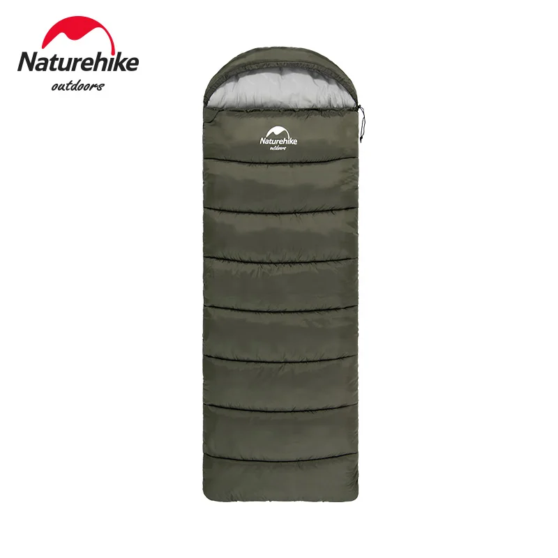 

Naturehike U Series Cotton Sleeping Bag With Hood 3-Season Stitchable Envelope Sleeping Bag Warm Ultralight Home Outdoor Camping