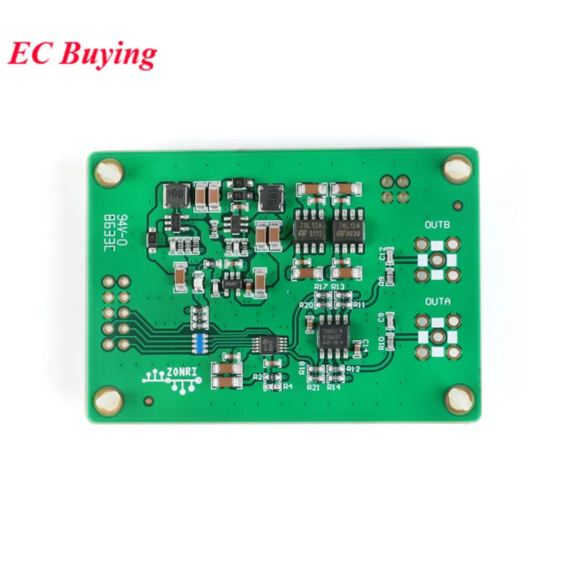 DAC Module DAC8562 Amplifier Board Module DC 2.7-5.5V Positive and Negative 10V Signal Amplitude 16Bit DAC Single/Bipolar Output