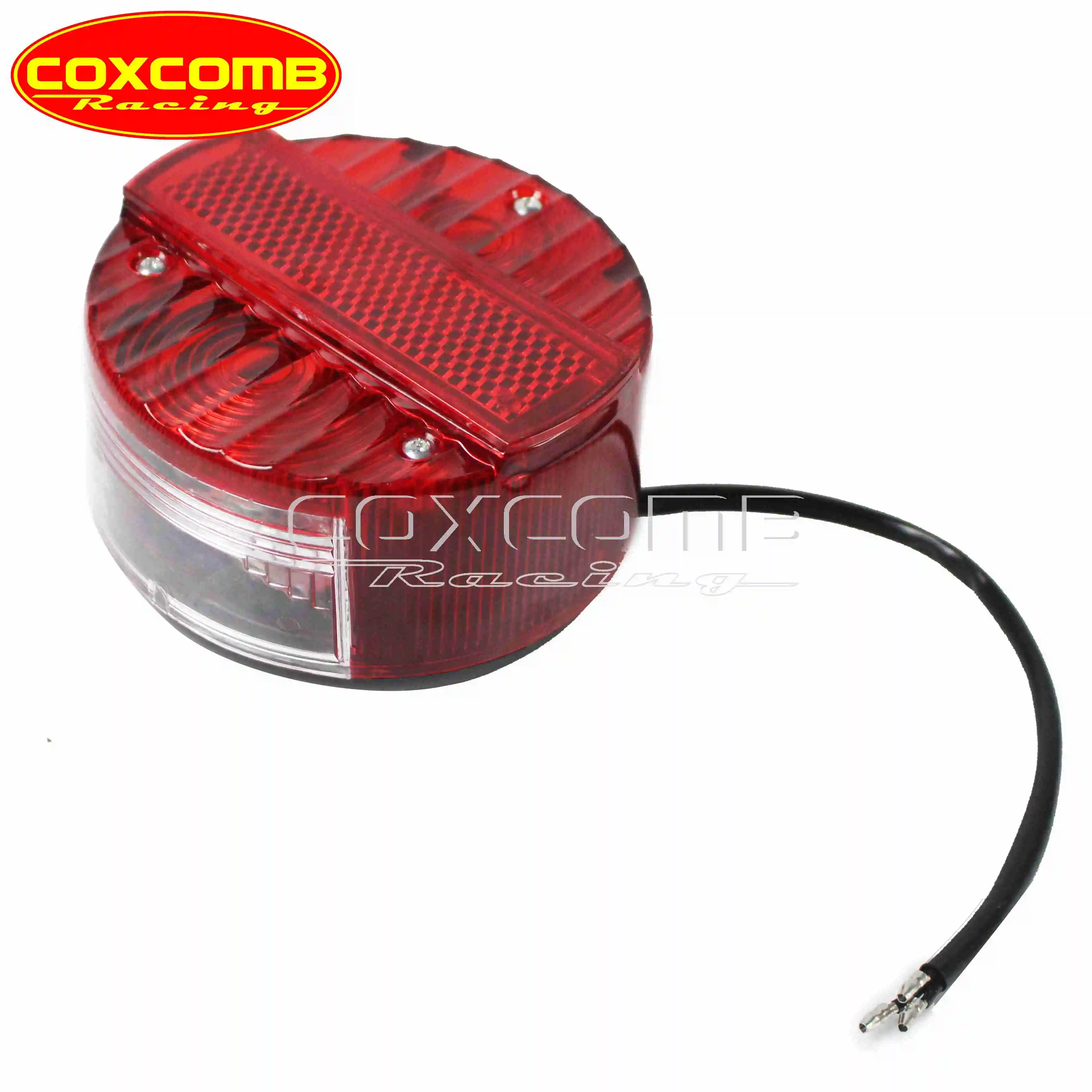 Motorcycle Rear Tail Brake Light Round License Plate Light For Suzuki TS125 TS150 TS250 Simson SR50 S51 MZ ETZ 150 250 251