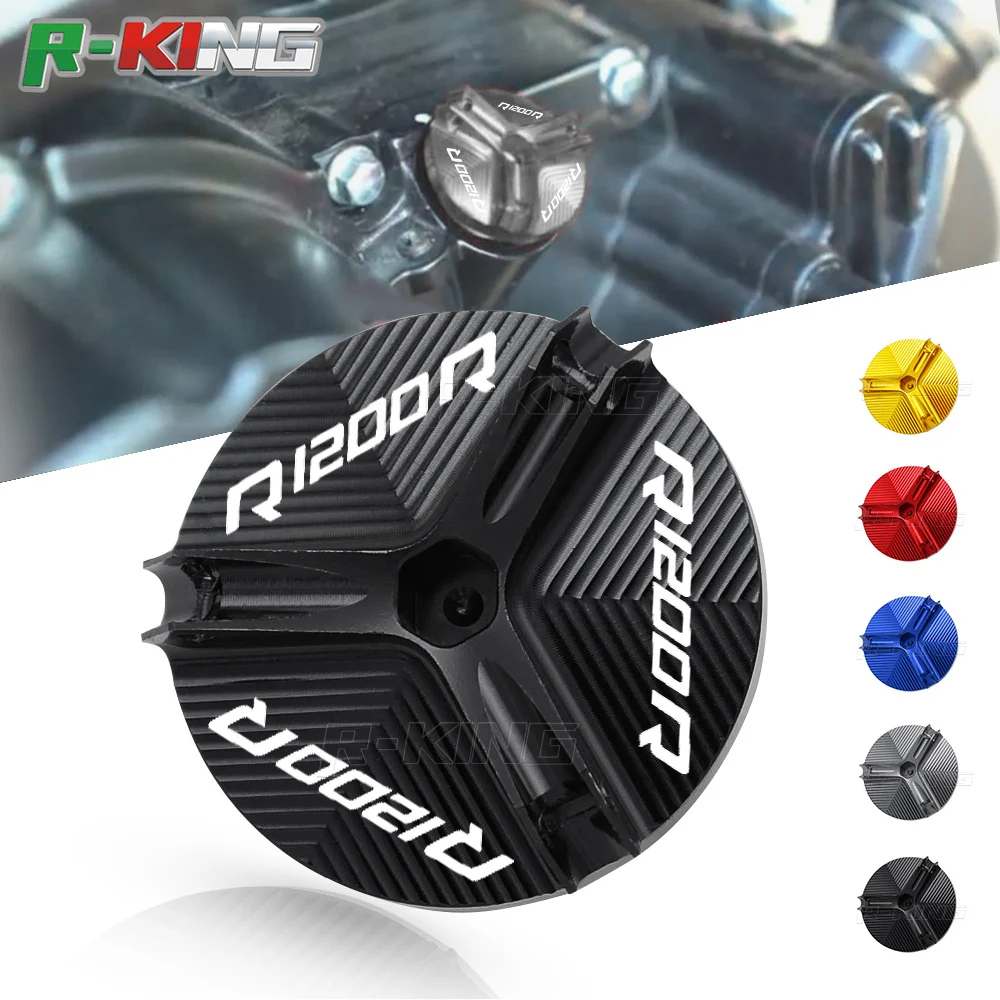 For BMW R1200R 2010-2014 R1200RT 2009-2014 Motorcycle Accessories Aluminum Oil Filler Cap Engine Oil Filter Cup Plug Cover screw