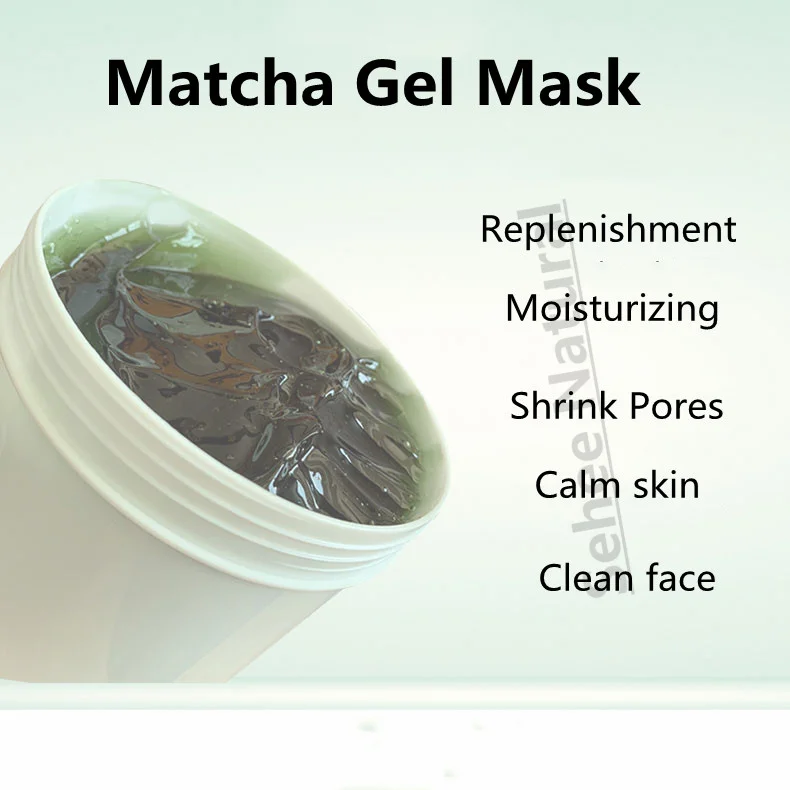 

1000g Matcha Gel Mask Cleansing Mask Improve Sedation Moisturize Replenishment And Shrink Pores Beauty Salon Equipment