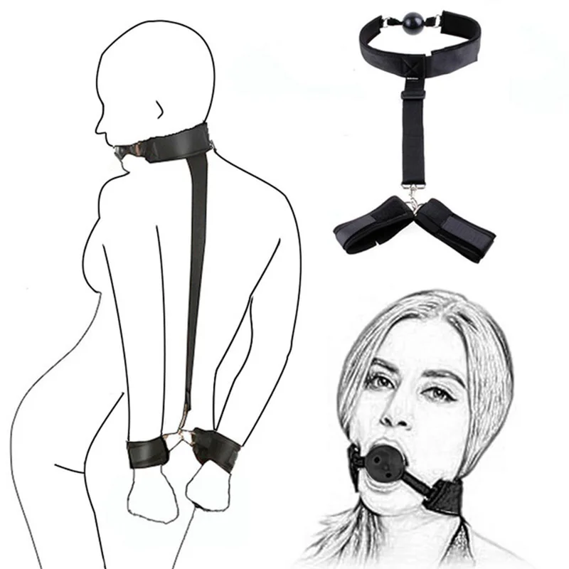 

Women Sex Handcuffs Collar Adult Games Fetish Flirting Bdsm Bondage Rope Slave Sex Toys For Woman