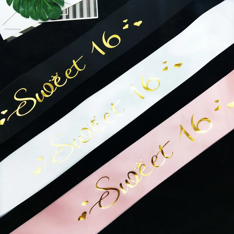 Sweet Birthday Party Decorations 16 Years Old Sewing Shoulder Strap Party Etiquette With Birthday Ribbon