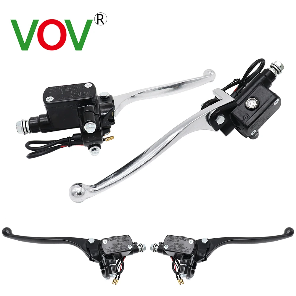 

Universal Motorcycle Brake Pump Scooter Universal Cylinder Hydraulic Pump Clutch Handle Accessories Left and Right Brake Lever