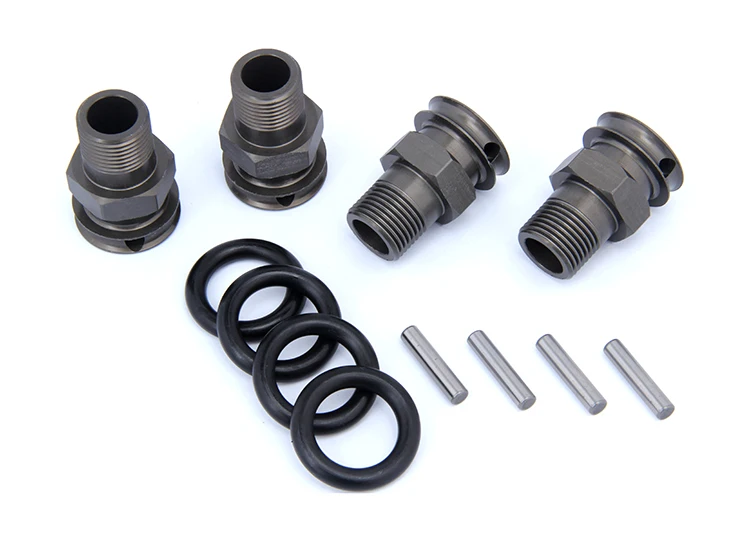 Hard oxidized extension adapters for 1/5 LOSI 5IVE-T ROFUN LT