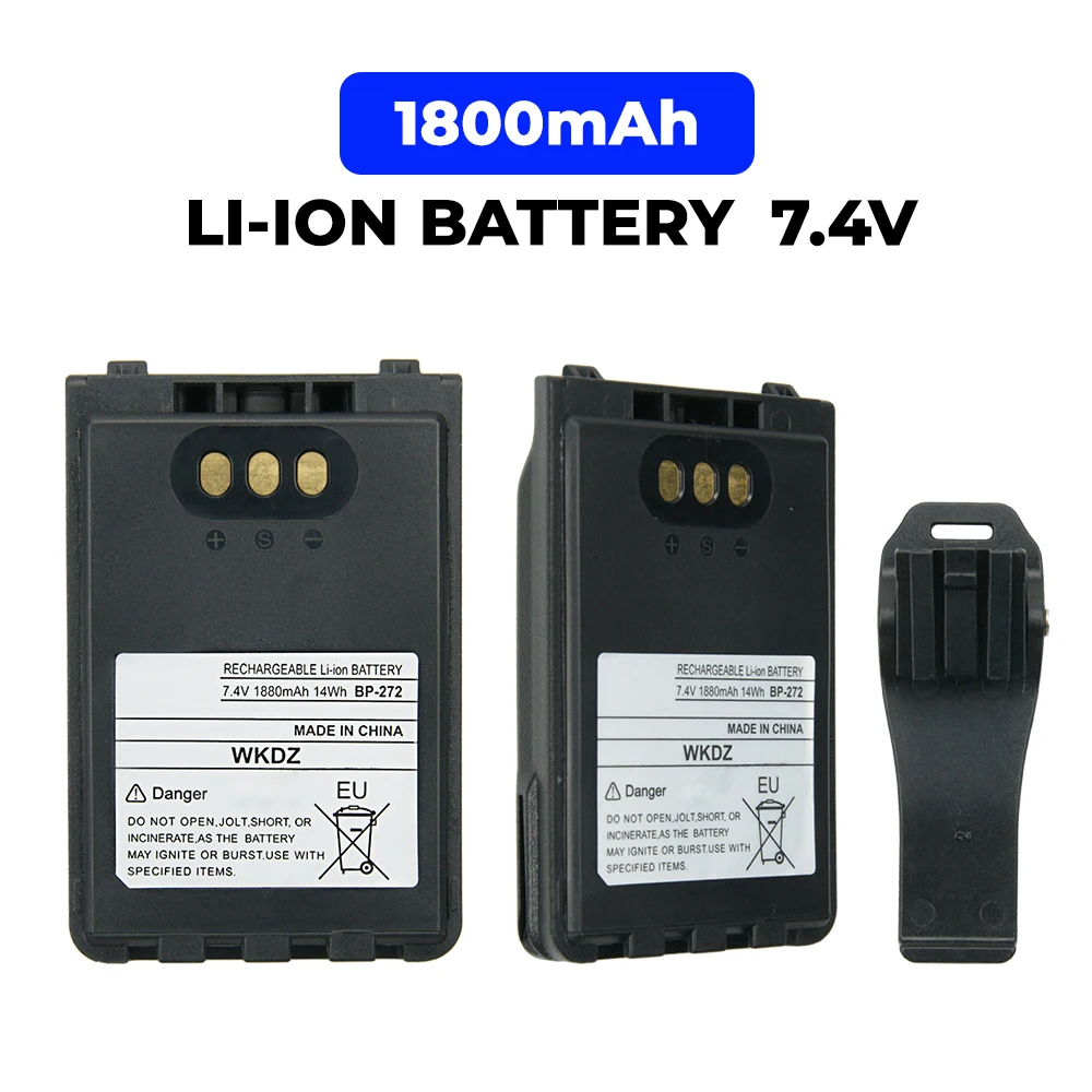 10PCS 7.4V 1880mAh BP-272 Replacement Battery for ICOM IC-31 IC-31A IC-31E IC-51A IC-51E IC-51 IP-100H IP-501H IP-503 Radio