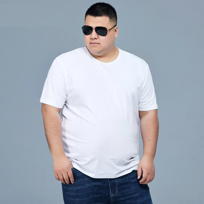 Summer Big Sale Men T-Shirt short Sleeve tees Cotton big sales Large Size big 7XL 8XL 9XL 12XL15XL loose tshirt 60 62 64 66 68