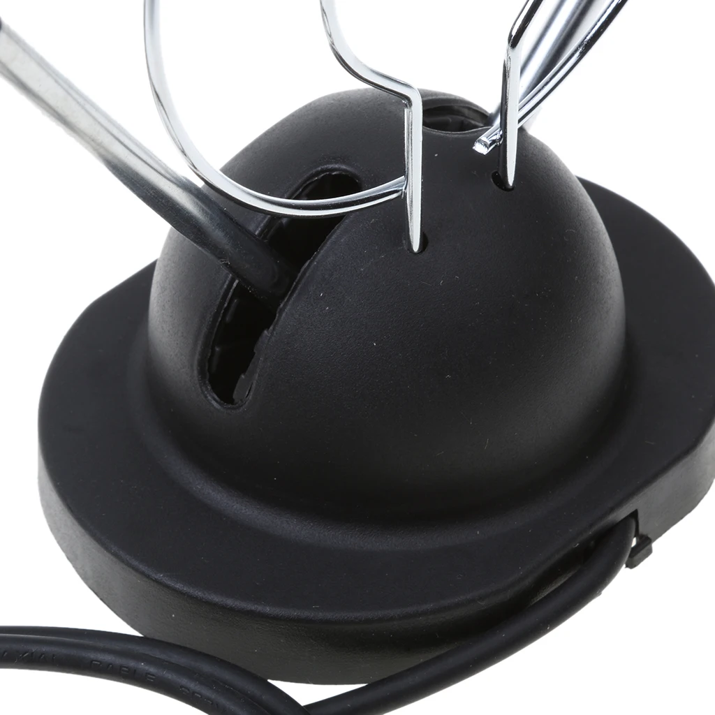 أرنب-هوائي تلفزيون رقمي HDTV VHF UHF مع كابل محوري