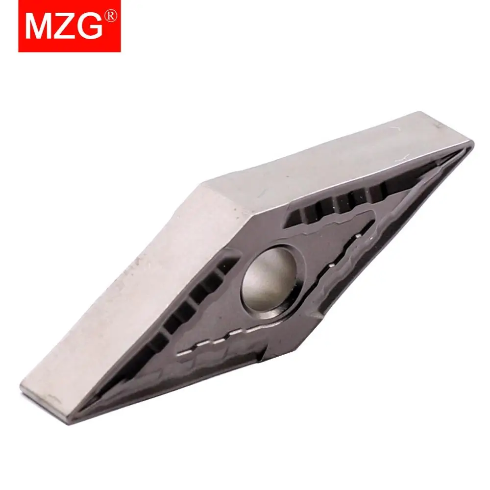 MZG VNMG160404-MT, ZN60 CNC, alésage et rotation, Inserts de cerme en carbure massif, pour mise en évidence en acier support MVJN MVUN