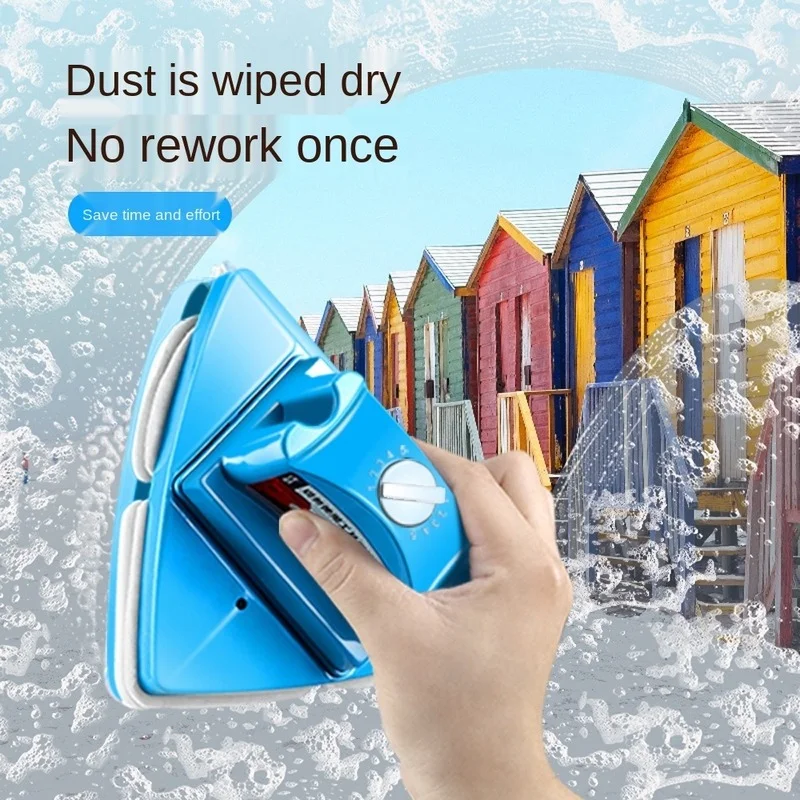 Magnetic Window Cleaner Glass Cleaner Brush Cleaning Adjustable Magnetic Brush for Washing 4-29 mm Glass Window Cleaning Tool WF