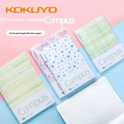 Japan  KOKUYO Notebook Watercolor Whisper Series Campus PVC Cover Waterproof And Stain Proof Line Inner Page A5/B5