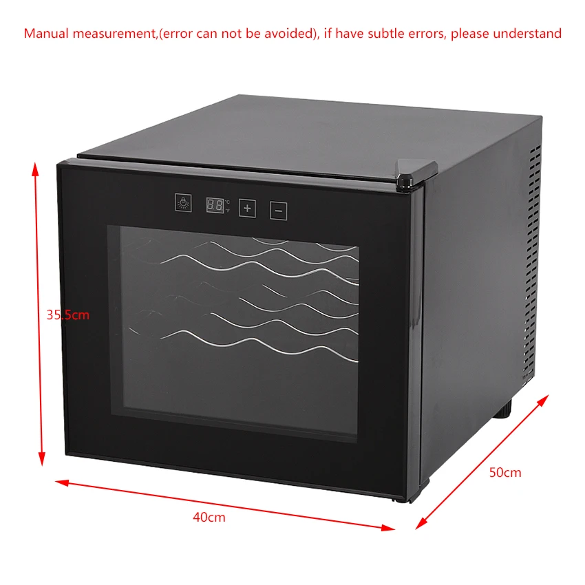 3 Layer 29L Elektrische Rode Wijn Kast 12 Fles Constante Temperatuur Rvs Thuis Ice Bar Mini Wijn Koelkast TL-29