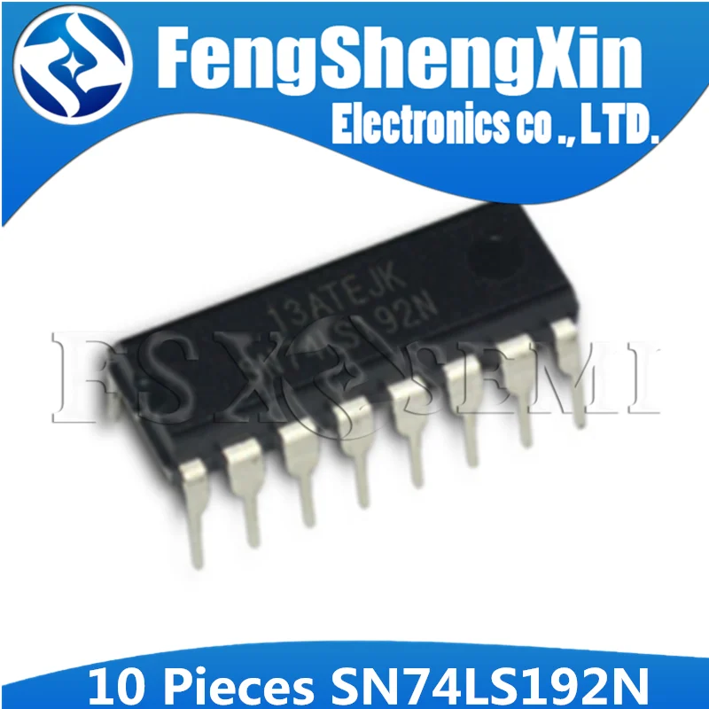 10pcs/lot SN74LS192N DIP16 74LS192  HD74LS192P SN74LS192 SYNCHRONOUS 4-BIT UP/DOWN COUNTERS IC