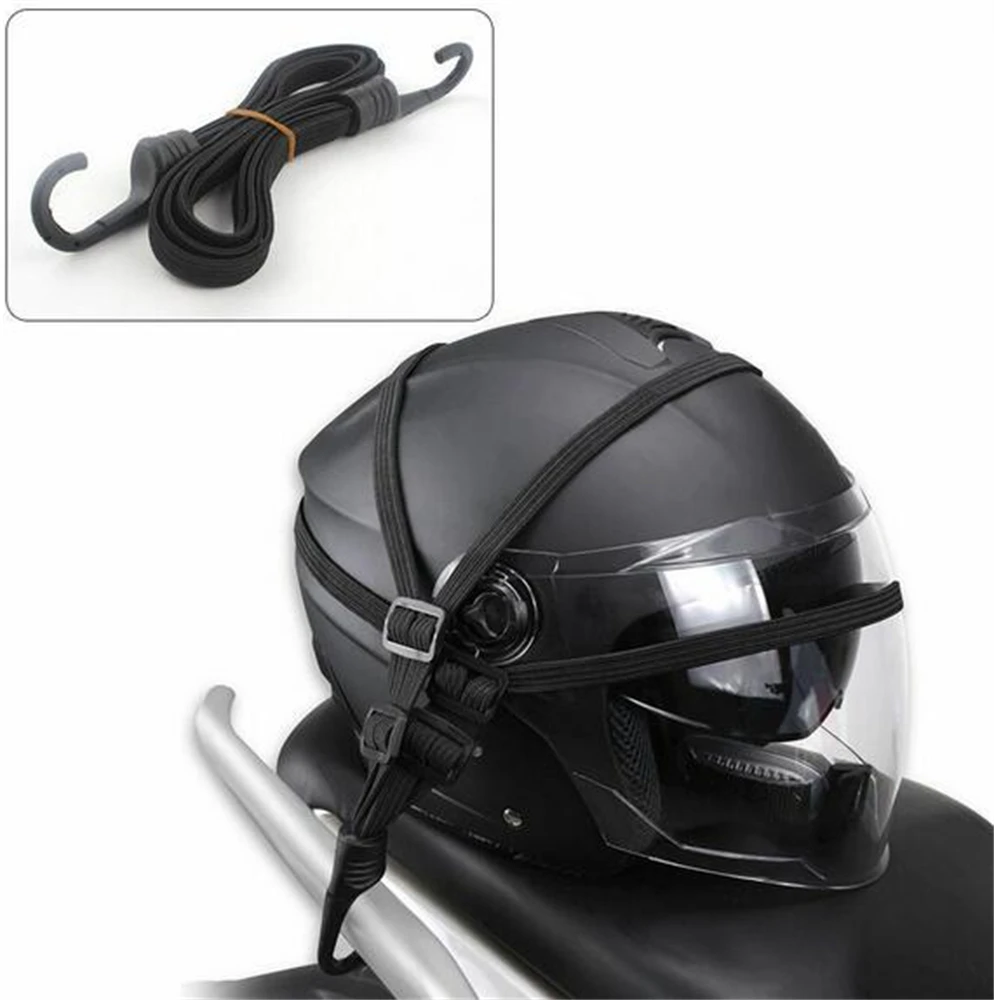 Suporte para capacete de carga de motocicleta Bolsa de armazenamento de rede de bagagem