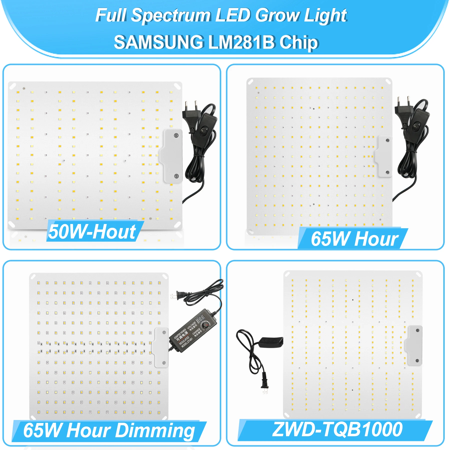 LED wachsen Licht mit Samsung 500W 600W 800W Diode Voll spektrum Pflanzen wachstum Licht für Indoor Gewächshaus Hydro ponik Pflanzen