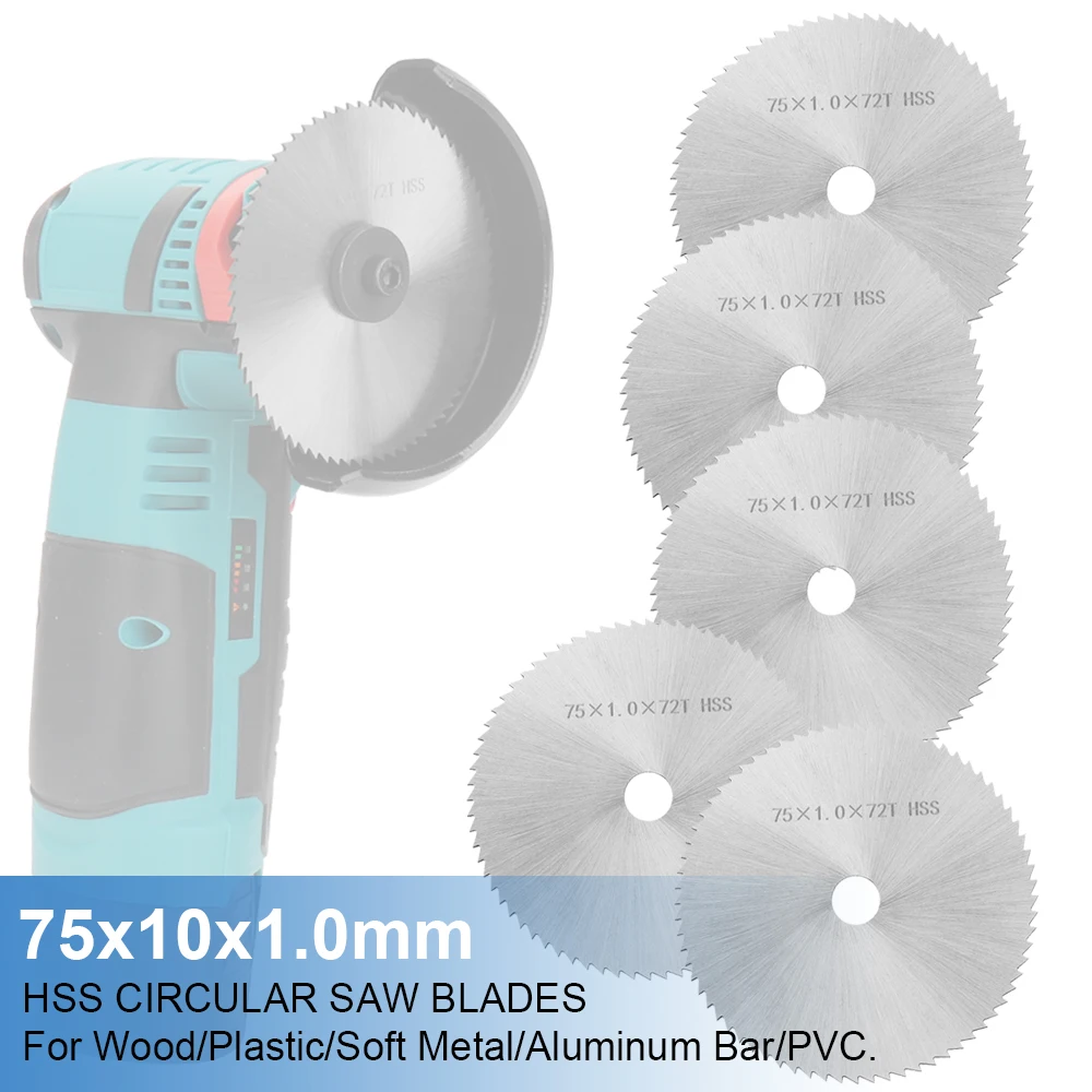 72mm 3inch HSS Saw Blade Discs Cut Off Wheel Dremel For DIY & Decoration General Woodworking Cutting Hand Power Rotating Tools