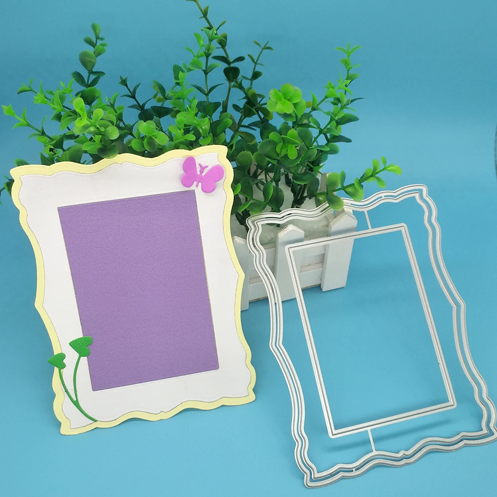 3D photo frame metal cutting dies, scrapbook, photo frame, photo album decoration, DIY handmade art