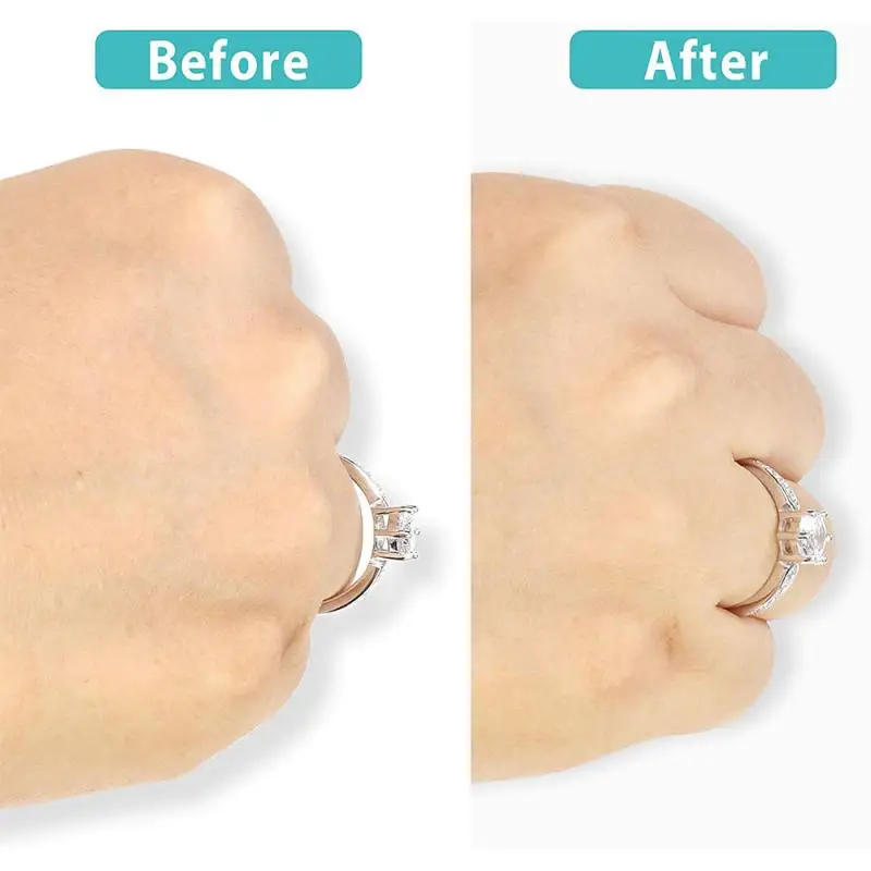 8 Sizes Ring Size Adjusting Pad Silicone Invisible Ring Size Adjusters Reducing Ring Adjusting Pad Suitable For Any Ring